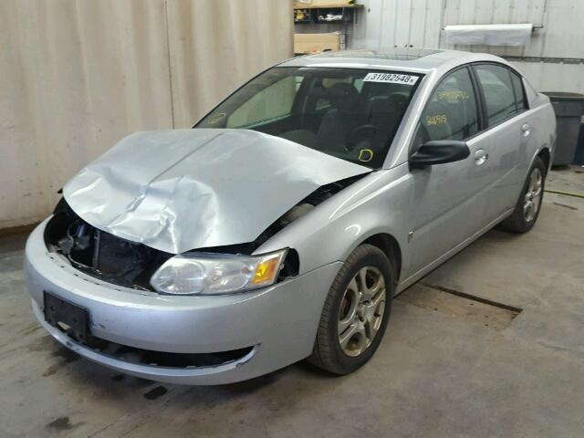 1G8AZ52F54Z221579 - 2004 SATURN ION LEVEL SILVER photo 2