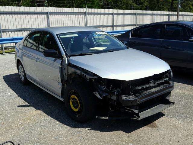 3VW2K7AJ3EM310535 - 2014 VOLKSWAGEN JETTA BASE 银色 照片 1