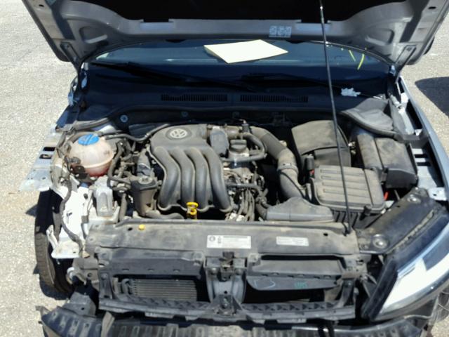 3VW2K7AJ3EM310535 - 2014 VOLKSWAGEN JETTA BASE 银色 照片 7