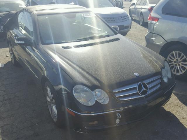 WDBTK56F07F211236 - 2007 MERCEDES-BENZ CLK 350 BLACK photo 1