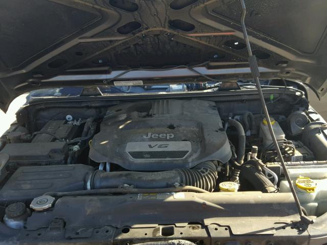 1C4AJWAG3EL249561 - 2014 JEEP WRANGLER S CHARCOAL photo 7