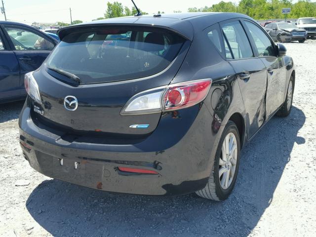 JM1BL1L76C1593862 - 2012 MAZDA 3 I BLACK photo 4