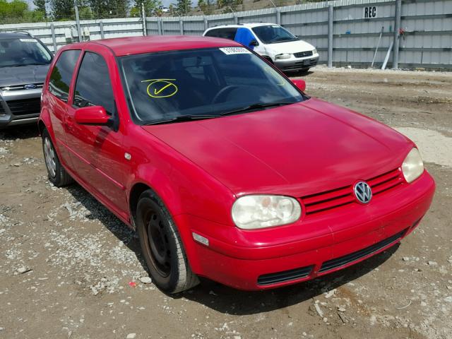 9BWBL61JX44007780 - 2004 VOLKSWAGEN GOLF RED photo 1