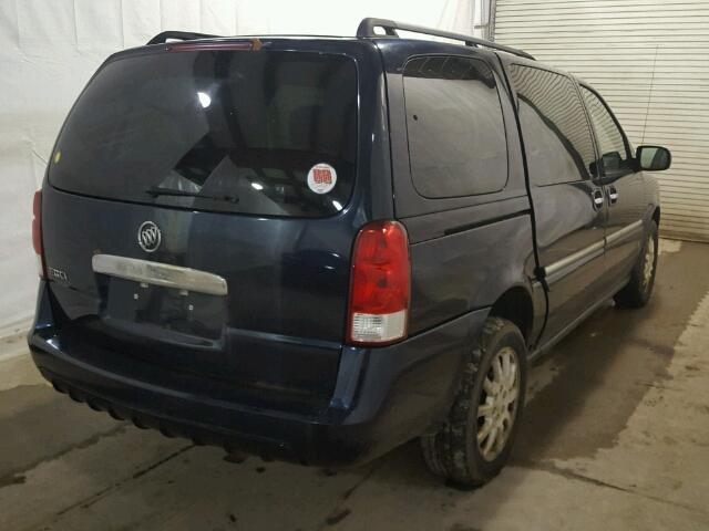 5GADV23L26D124942 - 2006 BUICK TERRAZA CX BLUE photo 4