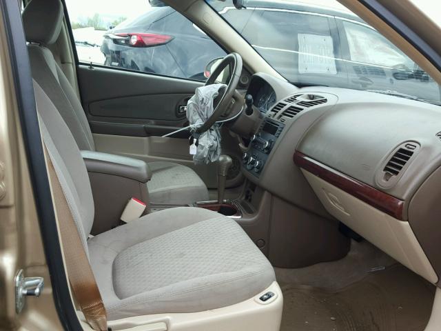 1G1ZT68N87F117746 - 2007 CHEVROLET MALIBU MAX ოქროსფერი ფოტო 5