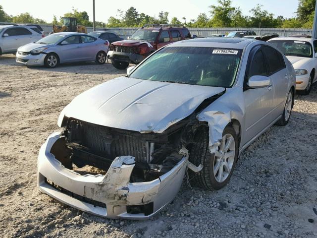 1N4BA41E87C833633 - 2007 NISSAN MAXIMA SE SILVER photo 2