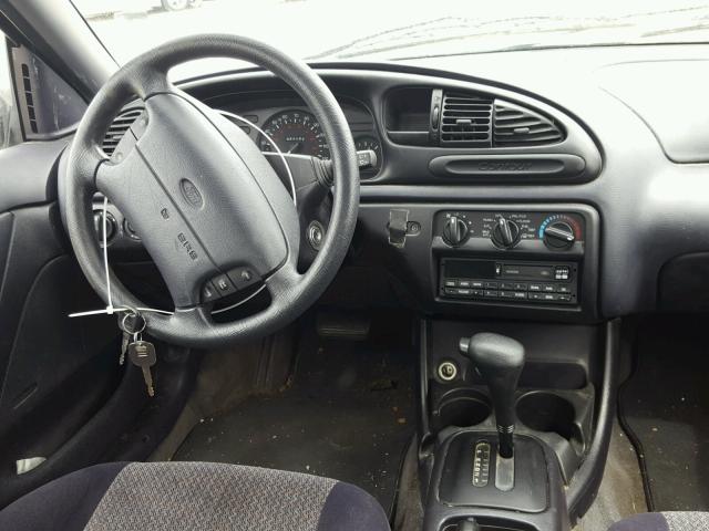 1FAFP6638YK111279 - 2000 FORD CONTOUR SE BLUE photo 9