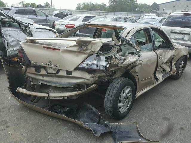 1G2NF52E64M593876 - 2004 PONTIAC GRAND AM S ოქროსფერი ფოტო 4