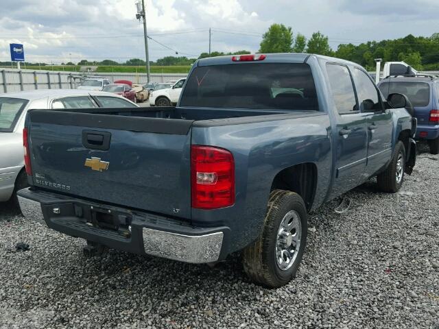 3GCRCSE05AG265450 - 2010 CHEVROLET SILVERADO BLUE photo 4