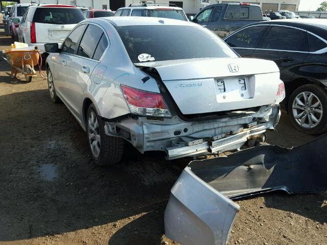 1HGCP26828A075453 - 2008 HONDA ACCORD EX- SILVER photo 3