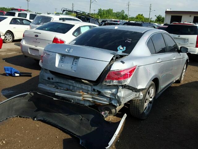 1HGCP26828A075453 - 2008 HONDA ACCORD EX- SILVER photo 4