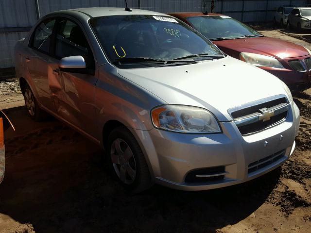 KL1TD5DE1BB219245 - 2011 CHEVROLET AVEO LS SILVER photo 1
