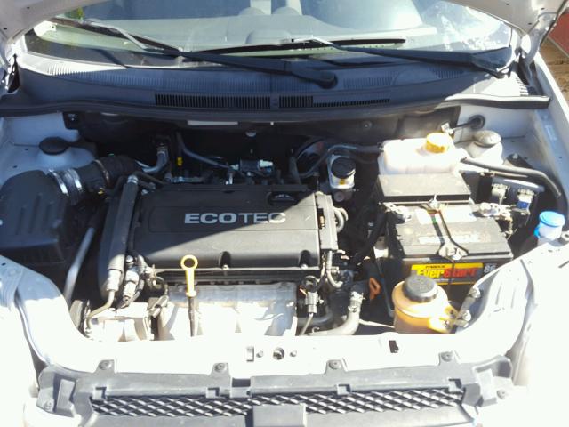 KL1TD5DE1BB219245 - 2011 CHEVROLET AVEO LS SILVER photo 7