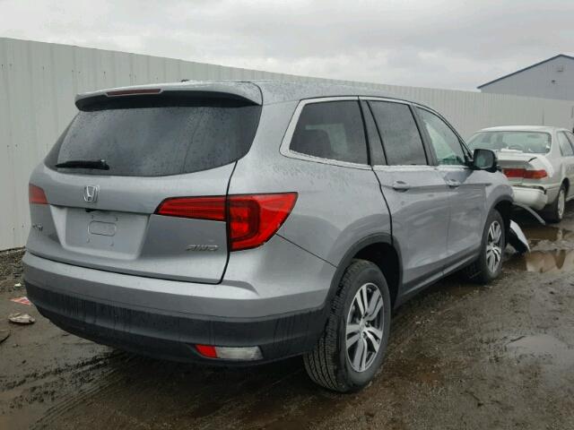 5FNYF6H74GB102905 - 2016 HONDA PILOT EXLN GRAY photo 4