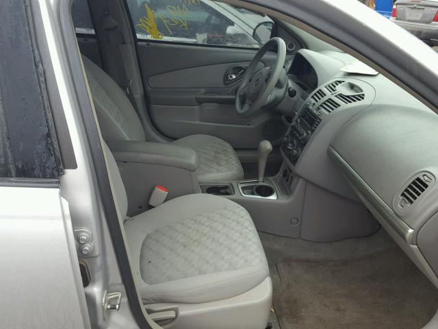 1G1ZT64895F219022 - 2005 CHEVROLET MALIBU MAX 银色 照片 5