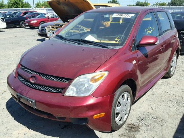 JTKKT624265005742 - 2006 TOYOTA SCION XA RED photo 2