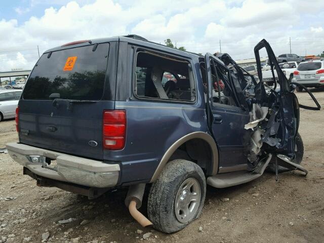 1FMPU18L12LA79540 - 2002 FORD EXPEDITION BLUE photo 4