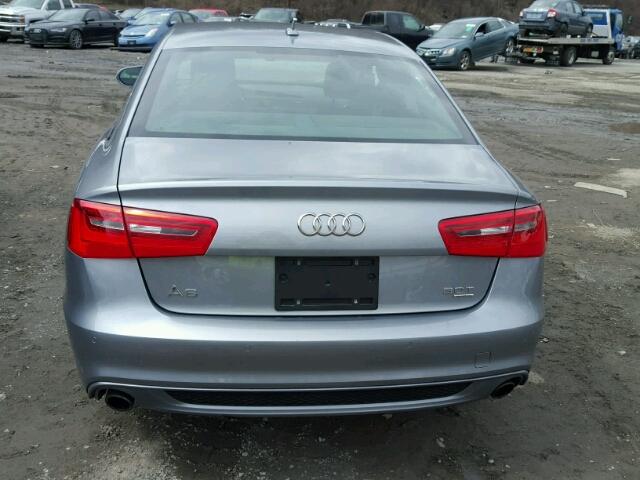 WAUHGAFC1EN157470 - 2014 AUDI A6 PRESTIG GRAY photo 9