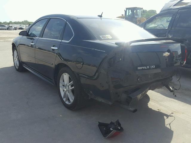 2G1WC5E31C1283060 - 2012 CHEVROLET IMPALA LTZ BLACK photo 3