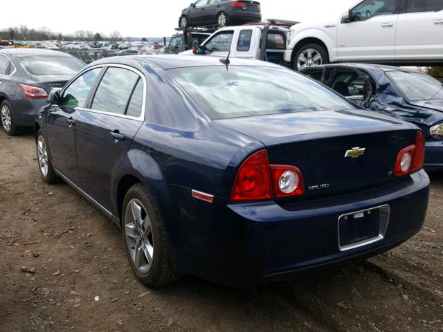 1G1ZH57B694157115 - 2009 CHEVROLET MALIBU 1LT BLUE photo 3