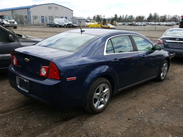 1G1ZH57B694157115 - 2009 CHEVROLET MALIBU 1LT BLUE photo 4