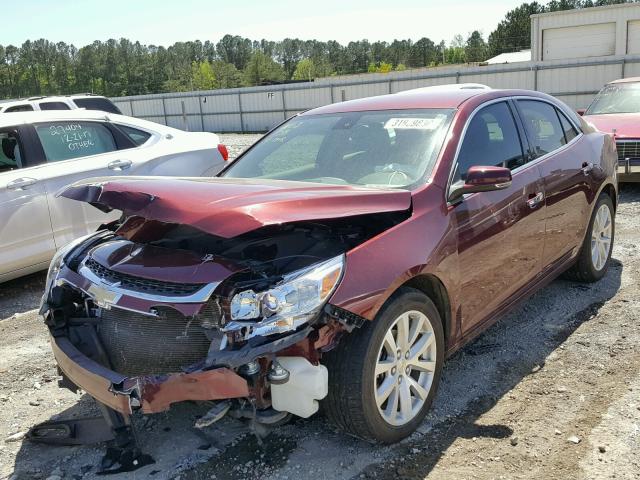 1G11F5SL5FF178153 - 2015 CHEVROLET MALIBU LTZ 栗色 照片 2