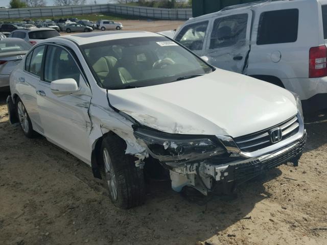 1HGCR2F88DA039030 - 2013 HONDA ACCORD EXL WHITE photo 1