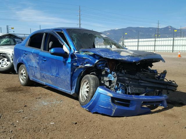 KL1TD56678B115793 - 2008 CHEVROLET AVEO BASE Կապույտ լուսանկար 1
