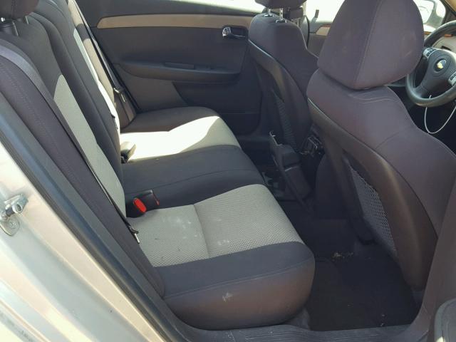 1G1ZC5E14BF169573 - 2011 CHEVROLET MALIBU 1LT BEIGE photo 6