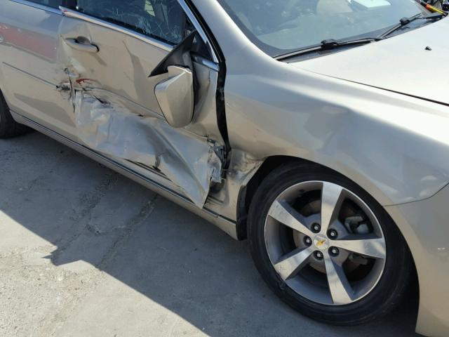 1G1ZC5E14BF169573 - 2011 CHEVROLET MALIBU 1LT BEIGE photo 9