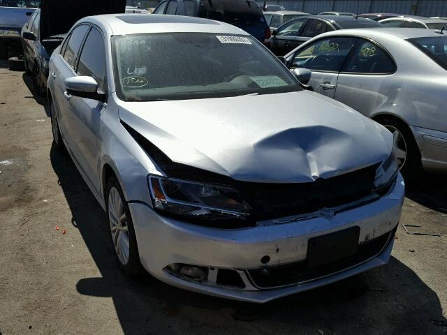 3VWLL7AJ2EM391447 - 2014 VOLKSWAGEN JETTA TDI SILVER photo 1