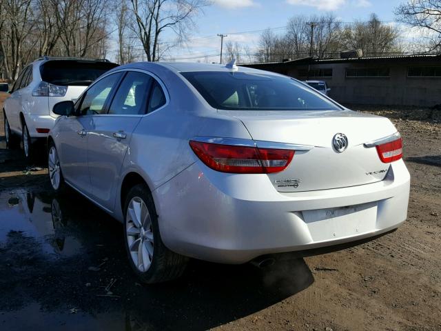 1G4PP5SK1E4231992 - 2014 BUICK VERANO SILVER photo 3