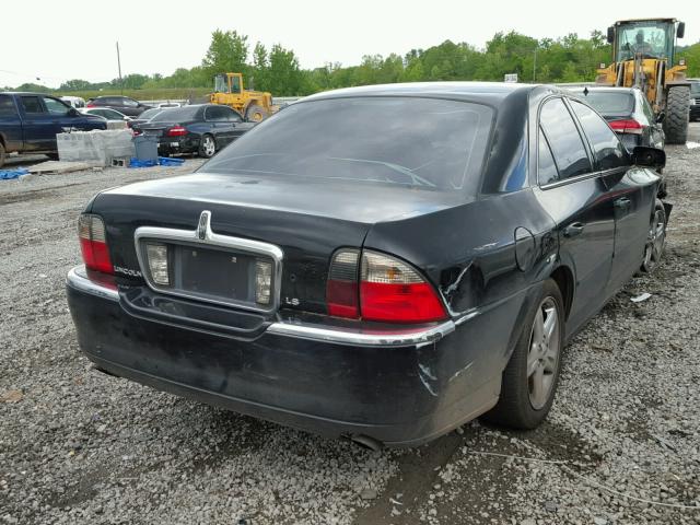 1LNHM86S25Y641105 - 2005 LINCOLN LS BLACK photo 4