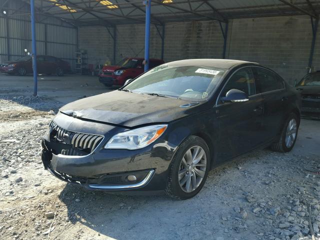 2G4GN5EX7F9162107 - 2015 BUICK REGAL PREM BLACK photo 2