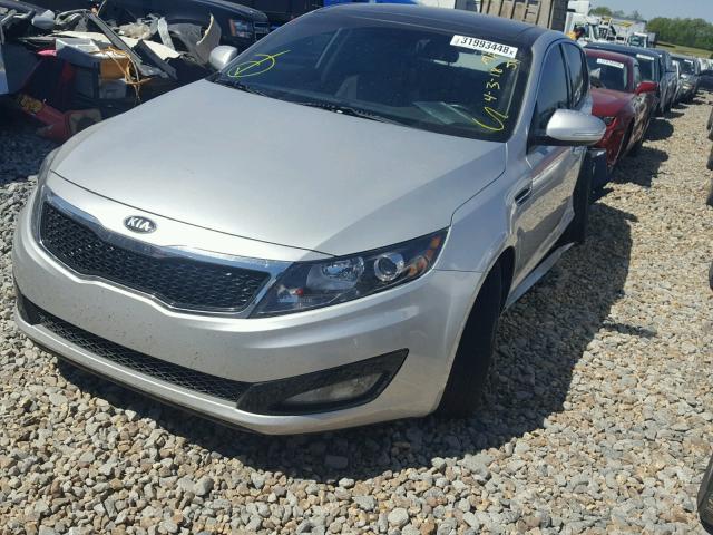 5XXGN4A72DG246684 - 2013 KIA OPTIMA EX SILVER photo 2