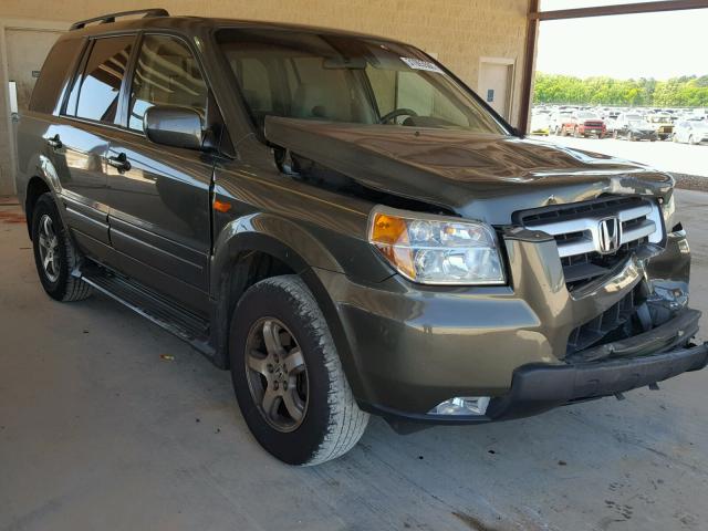 5FNYF18456B003257 - 2006 HONDA PILOT EX GREEN photo 1