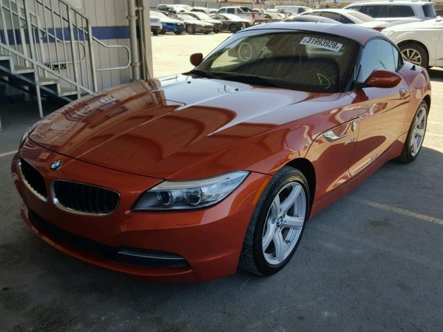 WBALL5C59FP556877 - 2015 BMW Z4 SDRIVE2 ORANGE photo 2