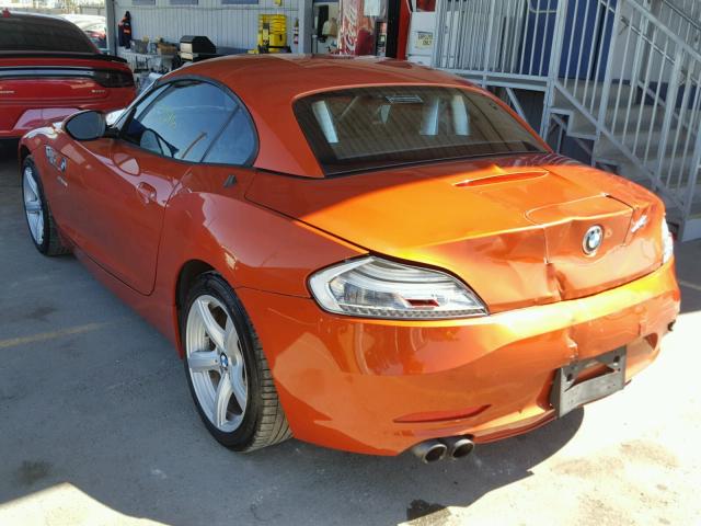 WBALL5C59FP556877 - 2015 BMW Z4 SDRIVE2 ORANGE photo 3