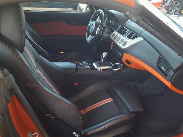 WBALL5C59FP556877 - 2015 BMW Z4 SDRIVE2 ORANGE photo 5