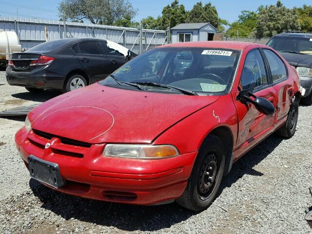 1B3EJ56H6WN277813 - 1998 DODGE STRATUS ES RED photo 2