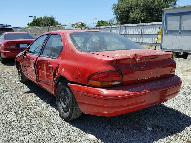 1B3EJ56H6WN277813 - 1998 DODGE STRATUS ES RED photo 3