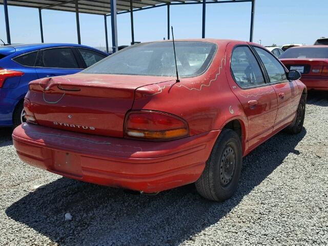 1B3EJ56H6WN277813 - 1998 DODGE STRATUS ES RED photo 4