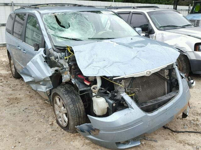 2A8HR54P58R660607 - 2008 CHRYSLER TOWN & COU BLUE photo 1