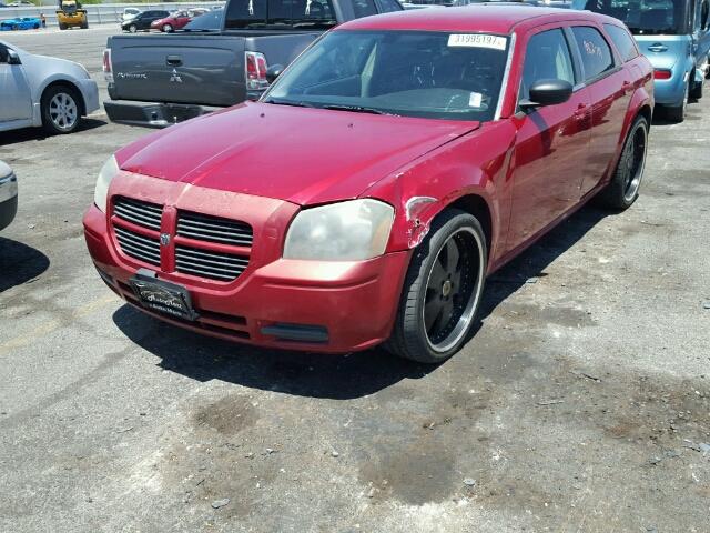 2D4FV47T27H750687 - 2007 DODGE MAGNUM BURGUNDY photo 2