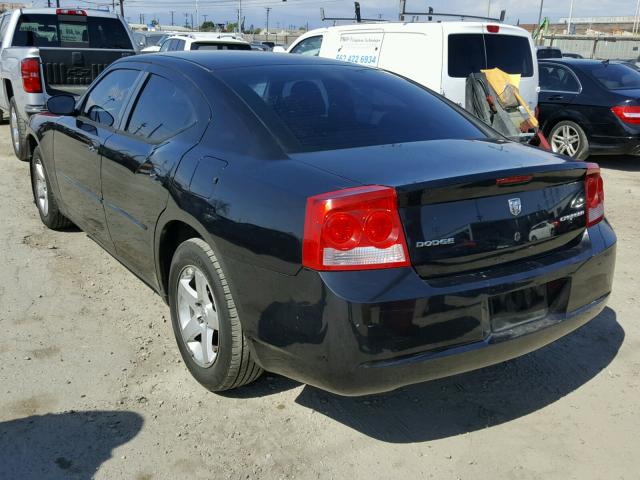 2B3KA43D89H554604 - 2009 DODGE CHARGER BLACK photo 3