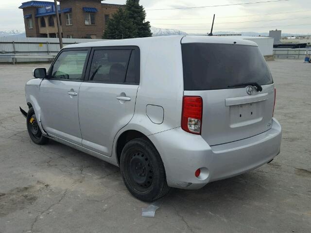 JTLZE4FEXCJ017121 - 2012 TOYOTA SCION XB SILVER photo 3
