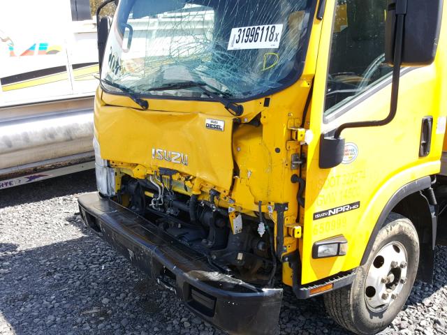 JALC4W169D7000033 - 2013 ISUZU NPR HD YELLOW photo 9