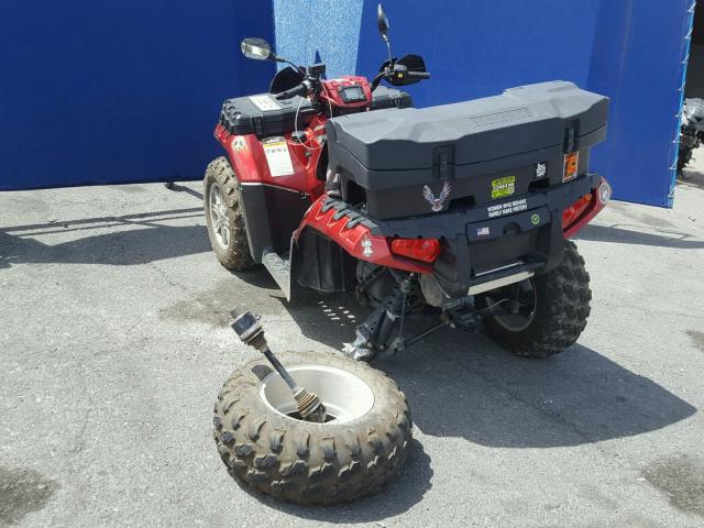 4XAZX55A5AA771591 - 2010 POLARIS SPORTSMAN RED photo 3