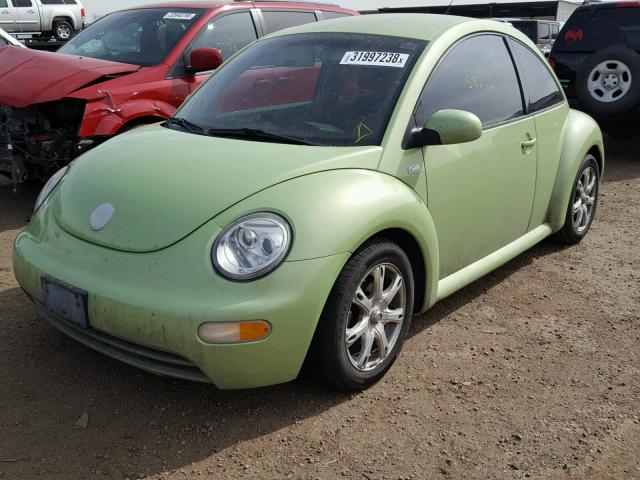3VWBK21C92M453702 - 2002 VOLKSWAGEN NEW BEETLE 绿色 照片 2