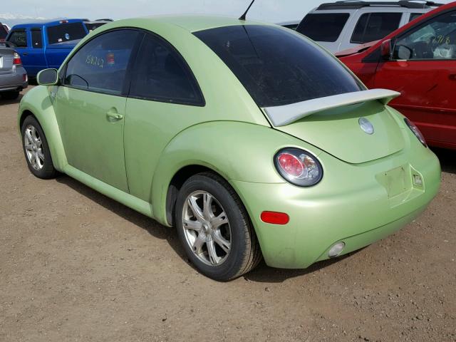 3VWBK21C92M453702 - 2002 VOLKSWAGEN NEW BEETLE 绿色 照片 3